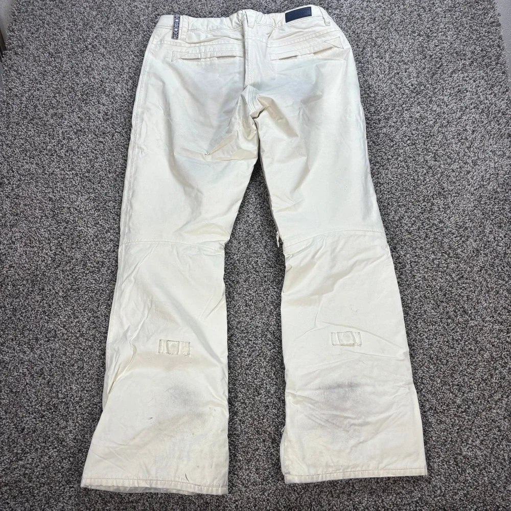 Burton Snowboard Pants Cream Off White Men's M Winter Ski Insulated Trousers