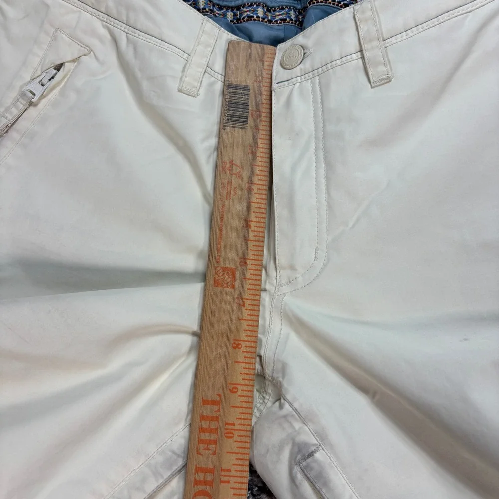 Burton Snowboard Pants Cream Off White Men's M Winter Ski Insulated Trousers