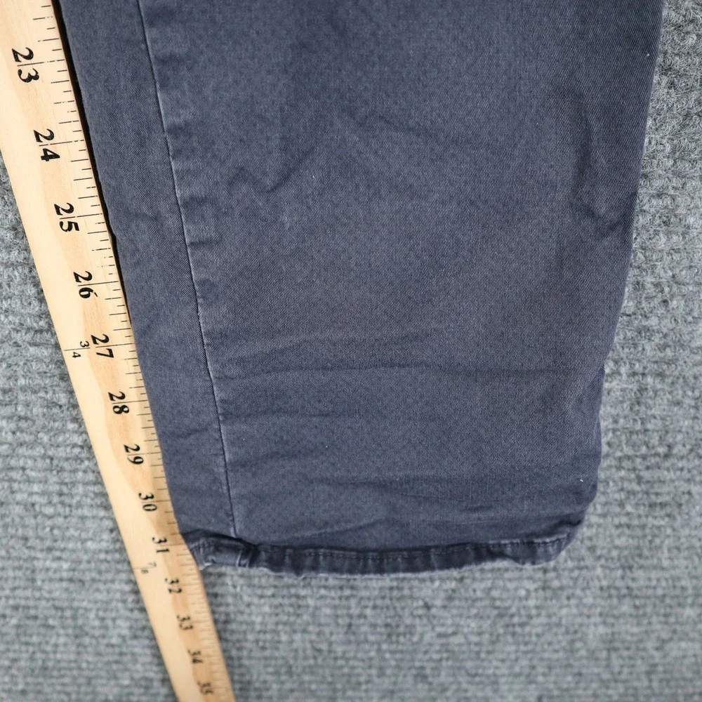 Hugo Boss Chino Pants Men 32x32 Slim Fit Comfort Stretch Navy Blue Office Casual