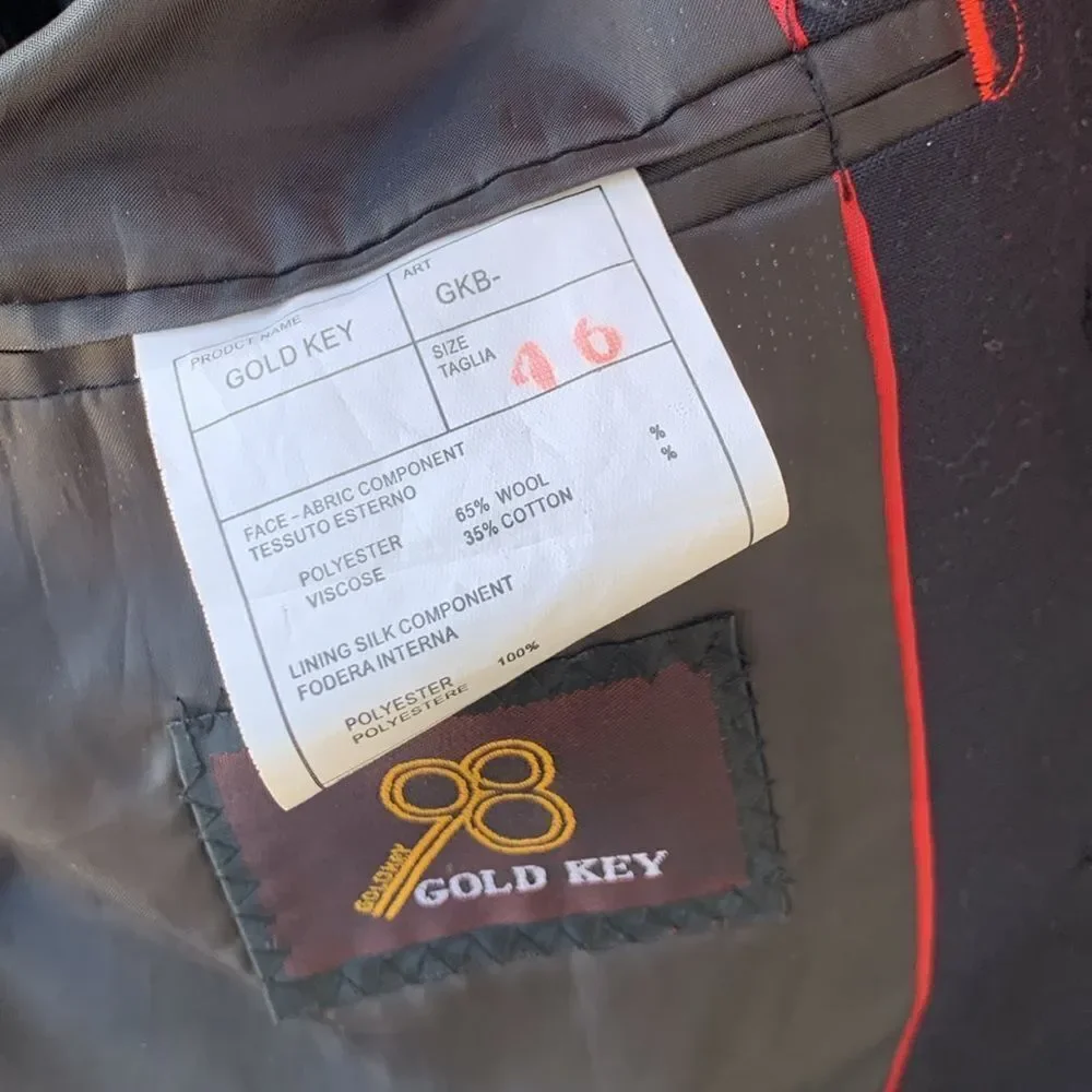 Take 50% OFF- Gold Key Classic Black Boys Blazer, Size-4