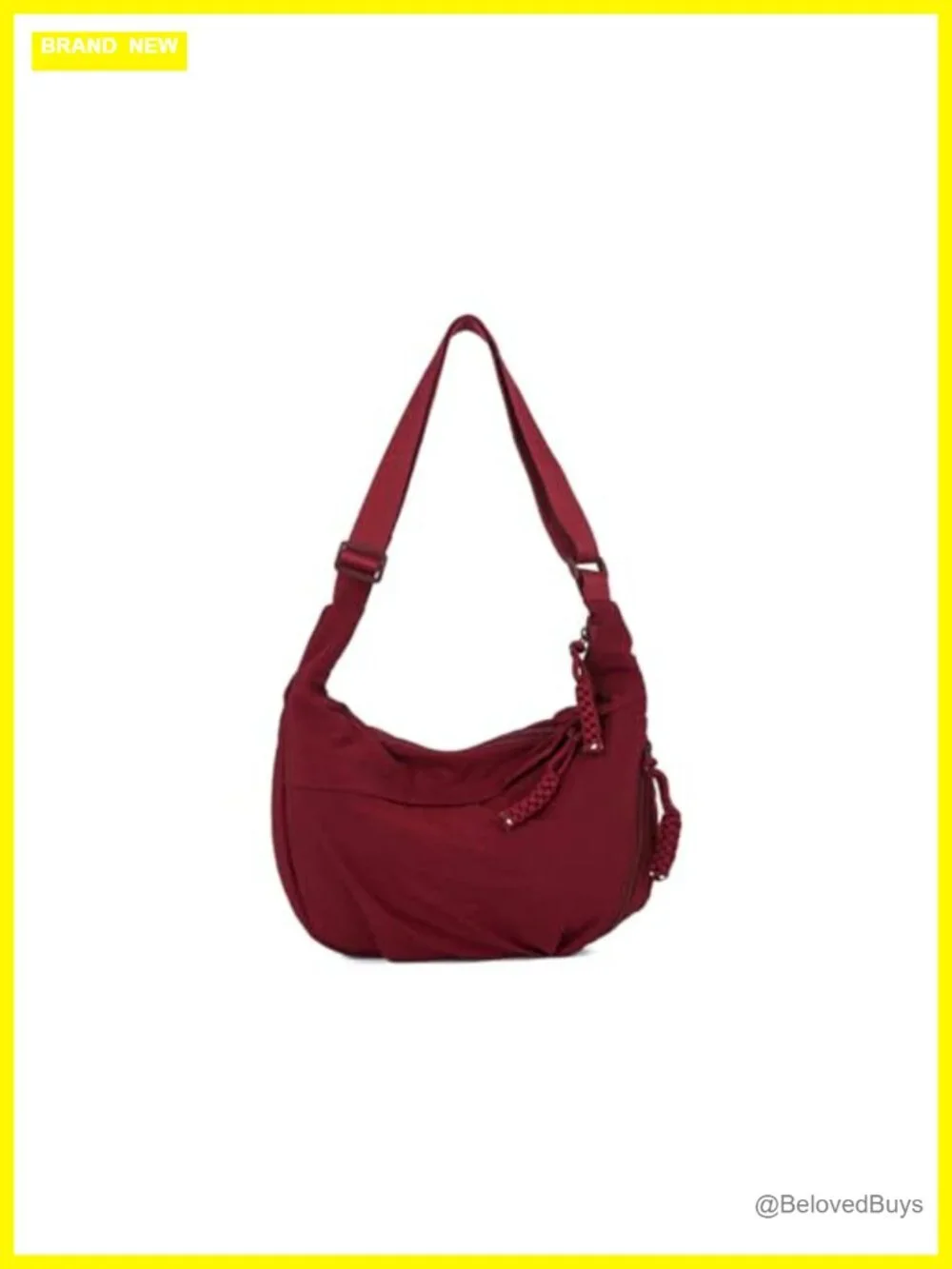 Nylon Crescent Shoulder Tote Hobo Crossbody Bag Sling Dumpling Purse