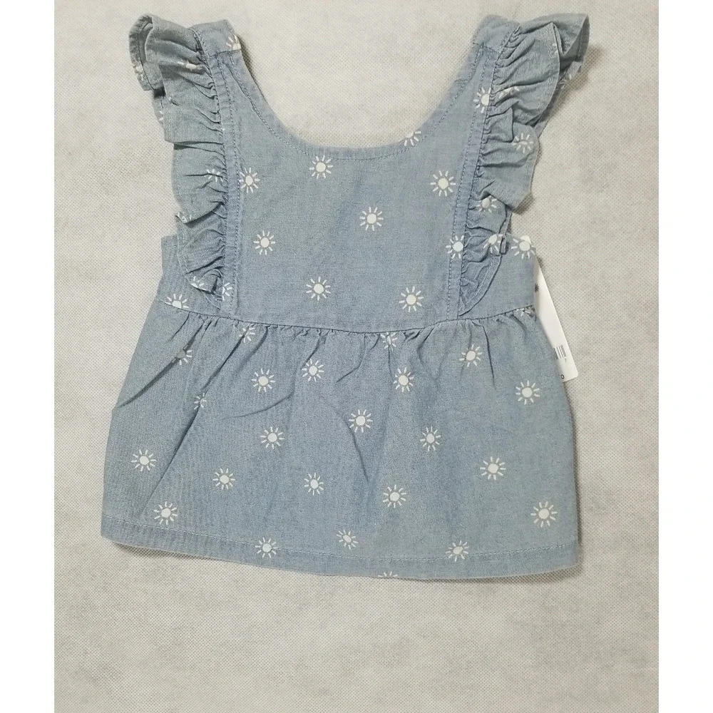 Carter's Baby Girls‎ Size 6 Months 3 pc Top Bodysuit & Shorts Summer Outfit NEW