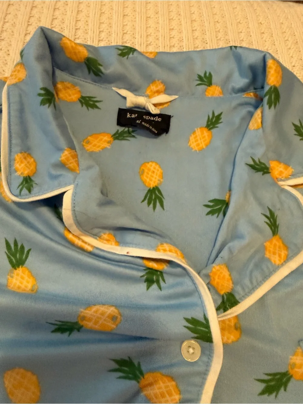 kate spade pocket yellow pajama