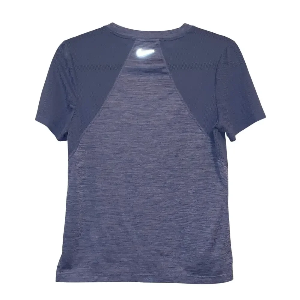 Nike Dri-FIT Running Shirt Small Purple Short Sleeve Athletic‎ Tee