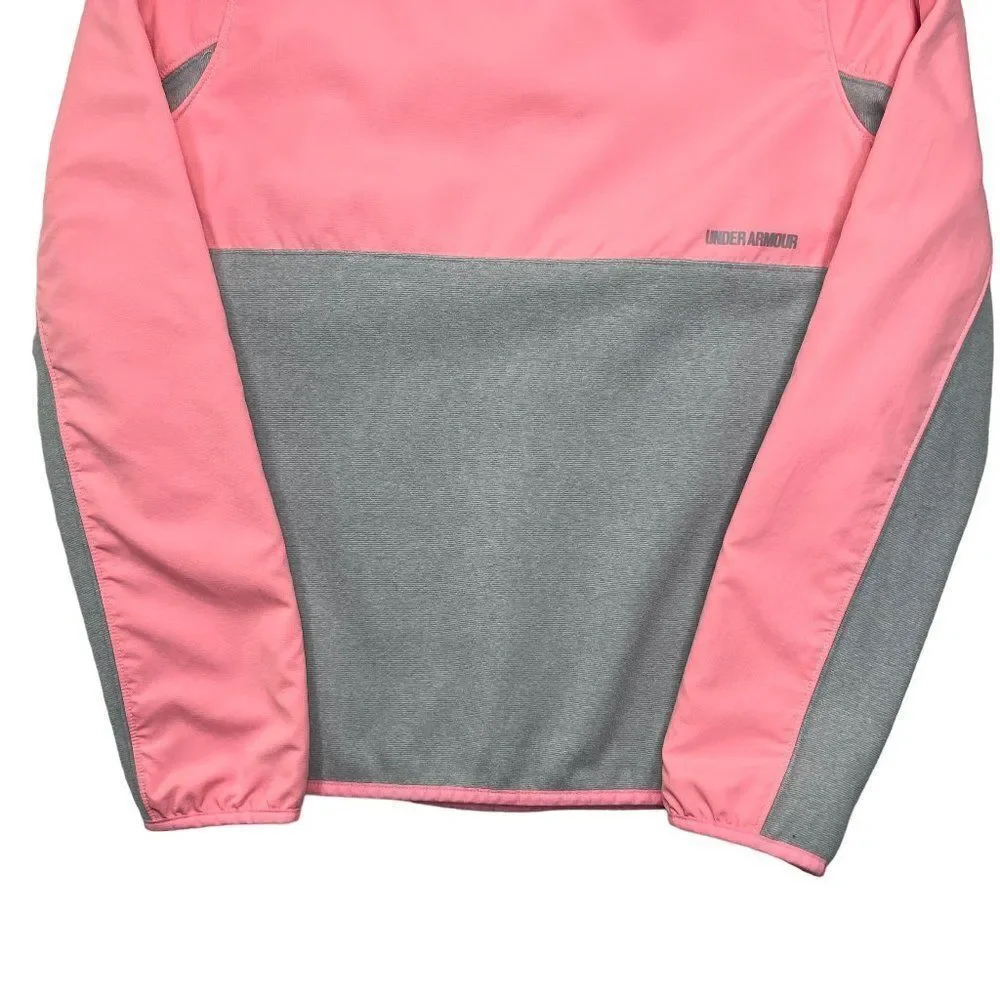 Under Armour‎ Sweater Sweatshirt Girls 1/4 Button Lightweight Pullover Jacket