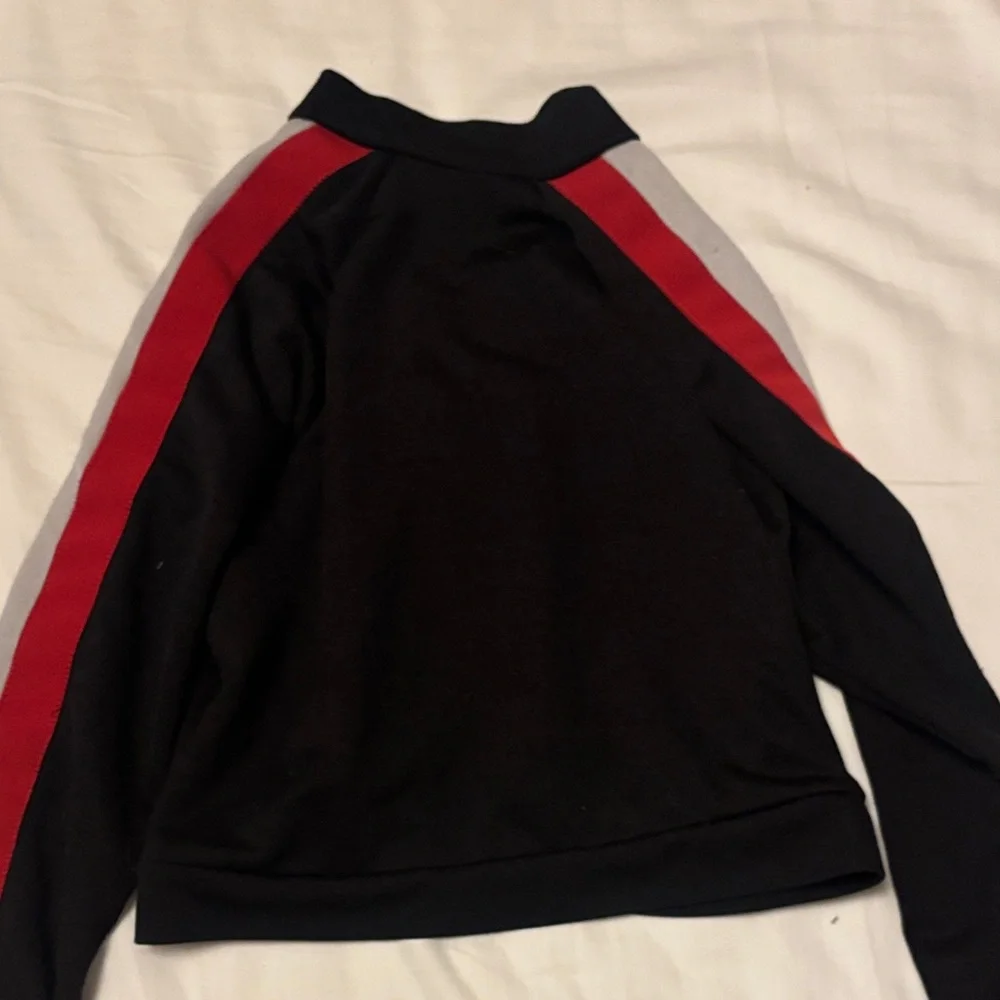 Pinc Premium Black and Red Kids Jacket