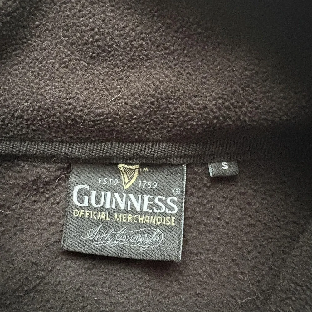Guinness fleece jacket