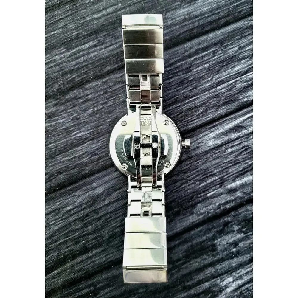 Movado Edge 34mm 5.5 Inch‎ Sapphire Crystal Ladies Watch Runs