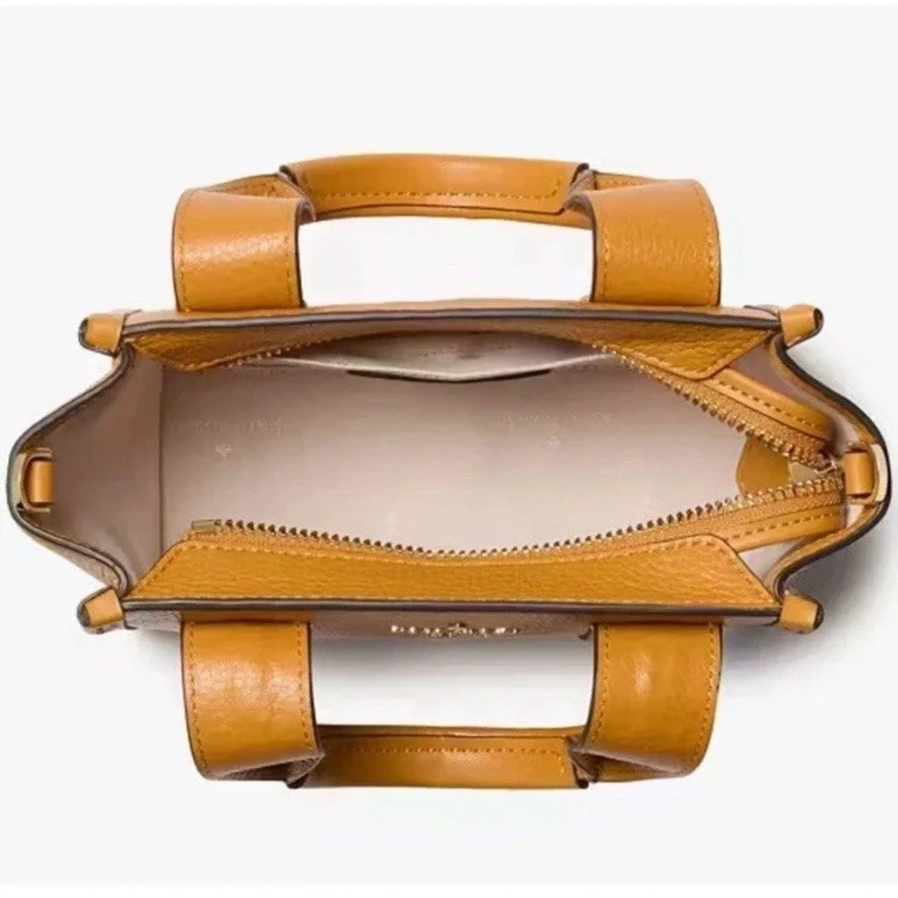 Kate Spade New York Kip Pebble‎ Leather Mini Tote KL936 Squash Blossom Crossbody