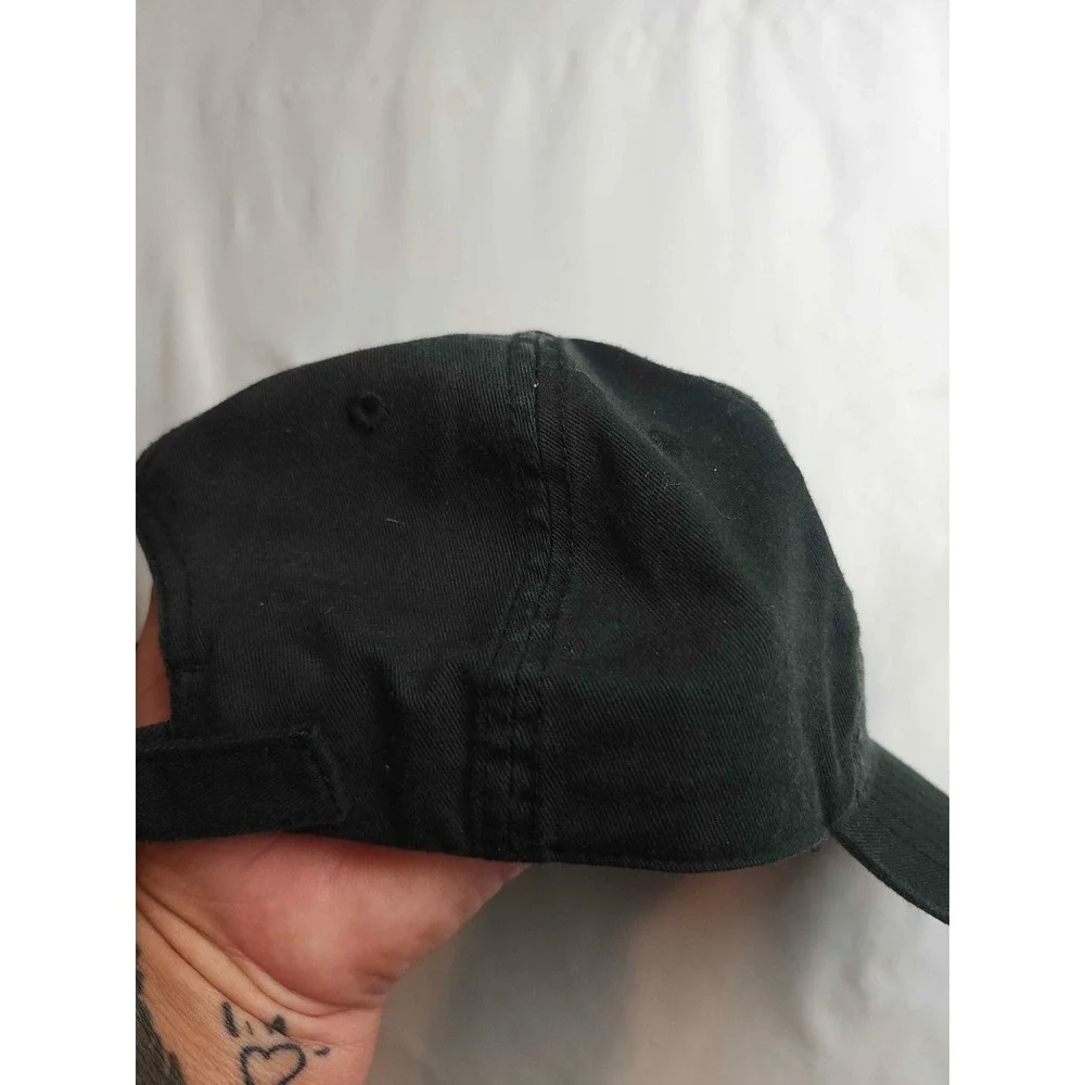 Harley-Davidson Golf Hat Unisex Size OS Black Woven Cap Embroidered Motorcycle