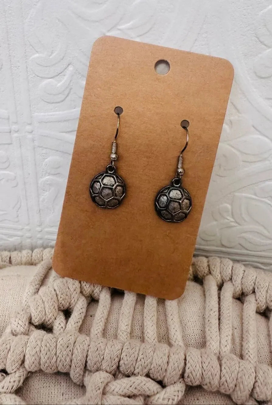 Soccer Spirts Life Dangle Drop Earrings New
