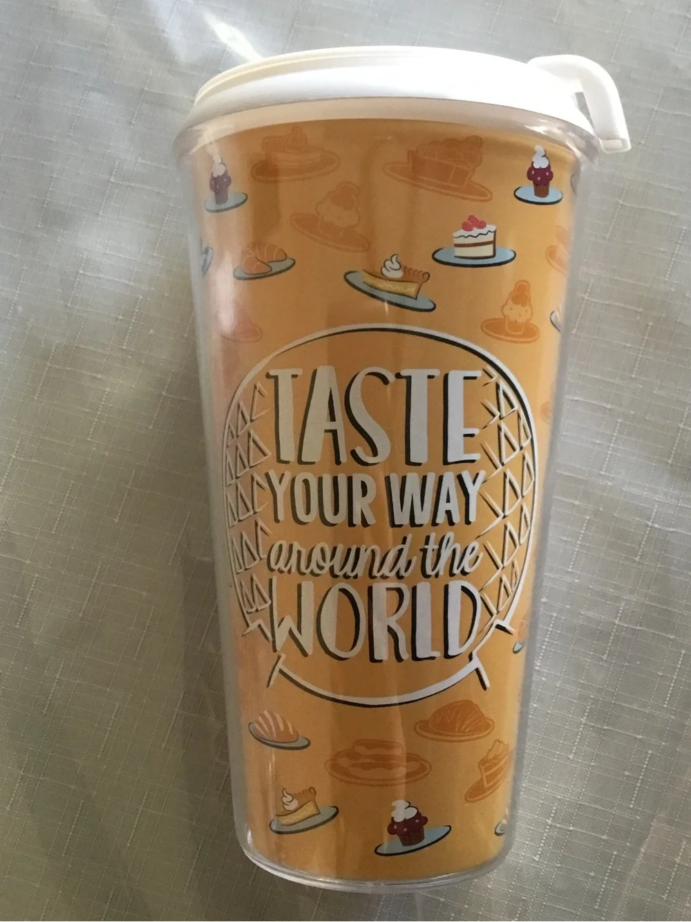 New Disney Figment Travel Tumbler Cup 