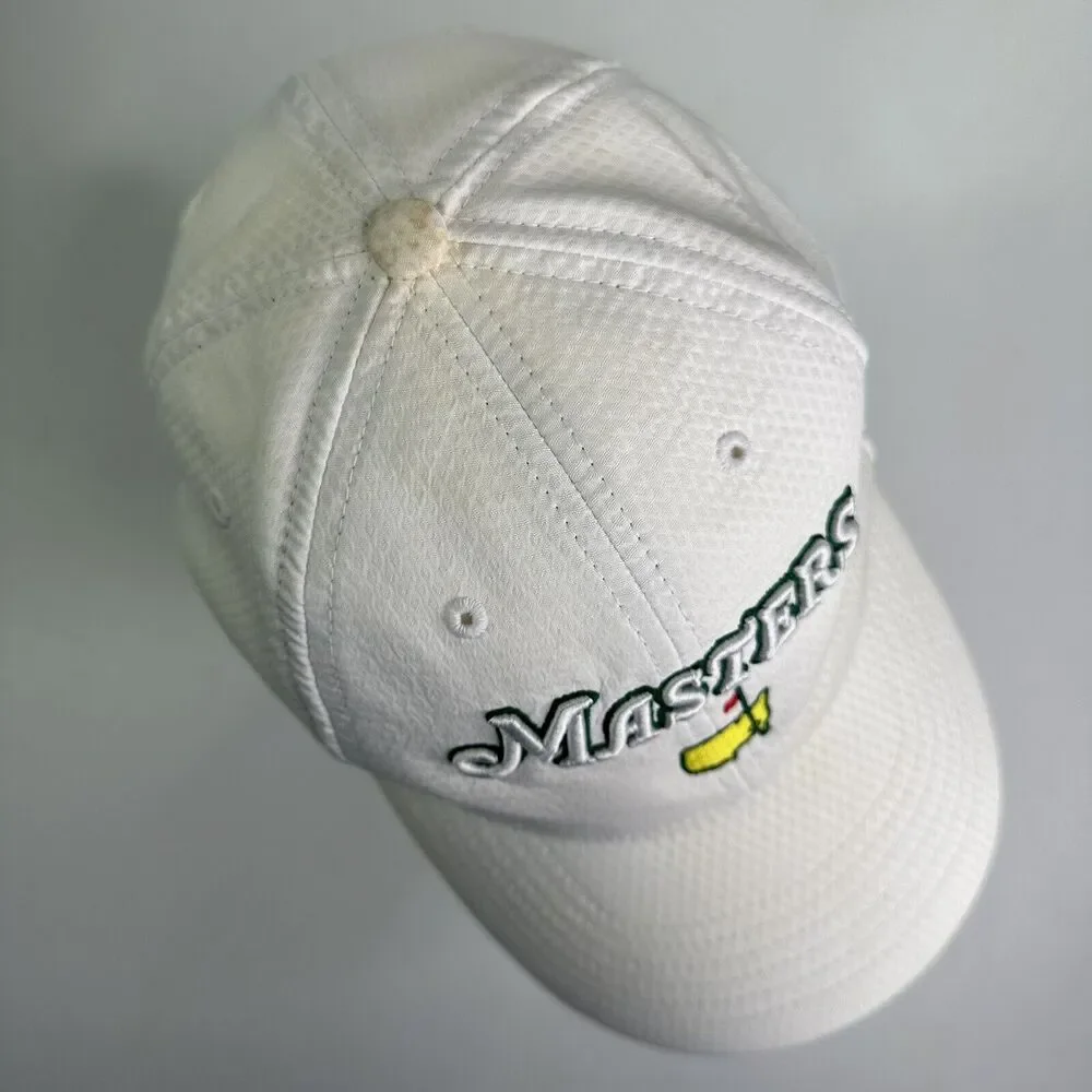 Masters Hat Cap Strap Back White One Size Lightweight Ahead USA 2021 UPF 30 READ