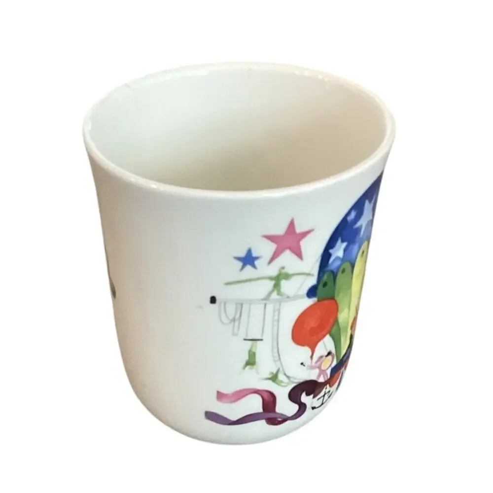 Vtg Villeroy and Boch Le Ballon Jean Mercier Vitro Porcelain 8 Oz Coffee Mug Cup