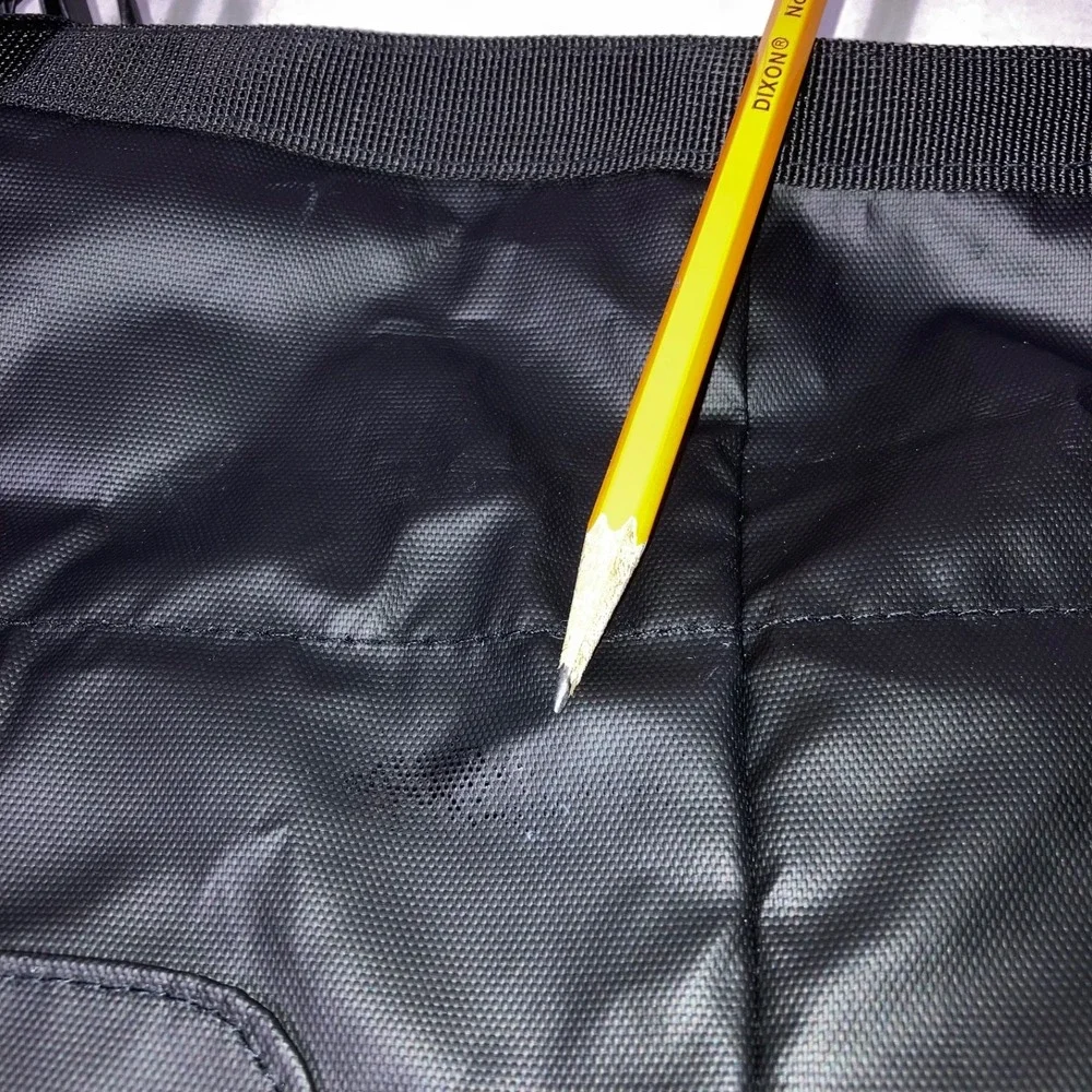 Versace Parfums Black Backpack Tote Bag Gold Greek Key Straps‎