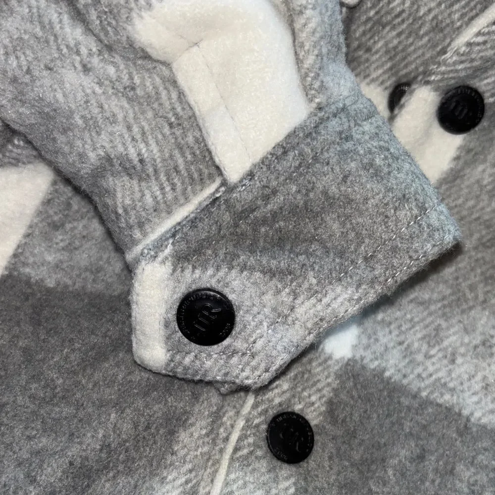 Urban Republic Midweight Grey & White Buff Checked Jacket