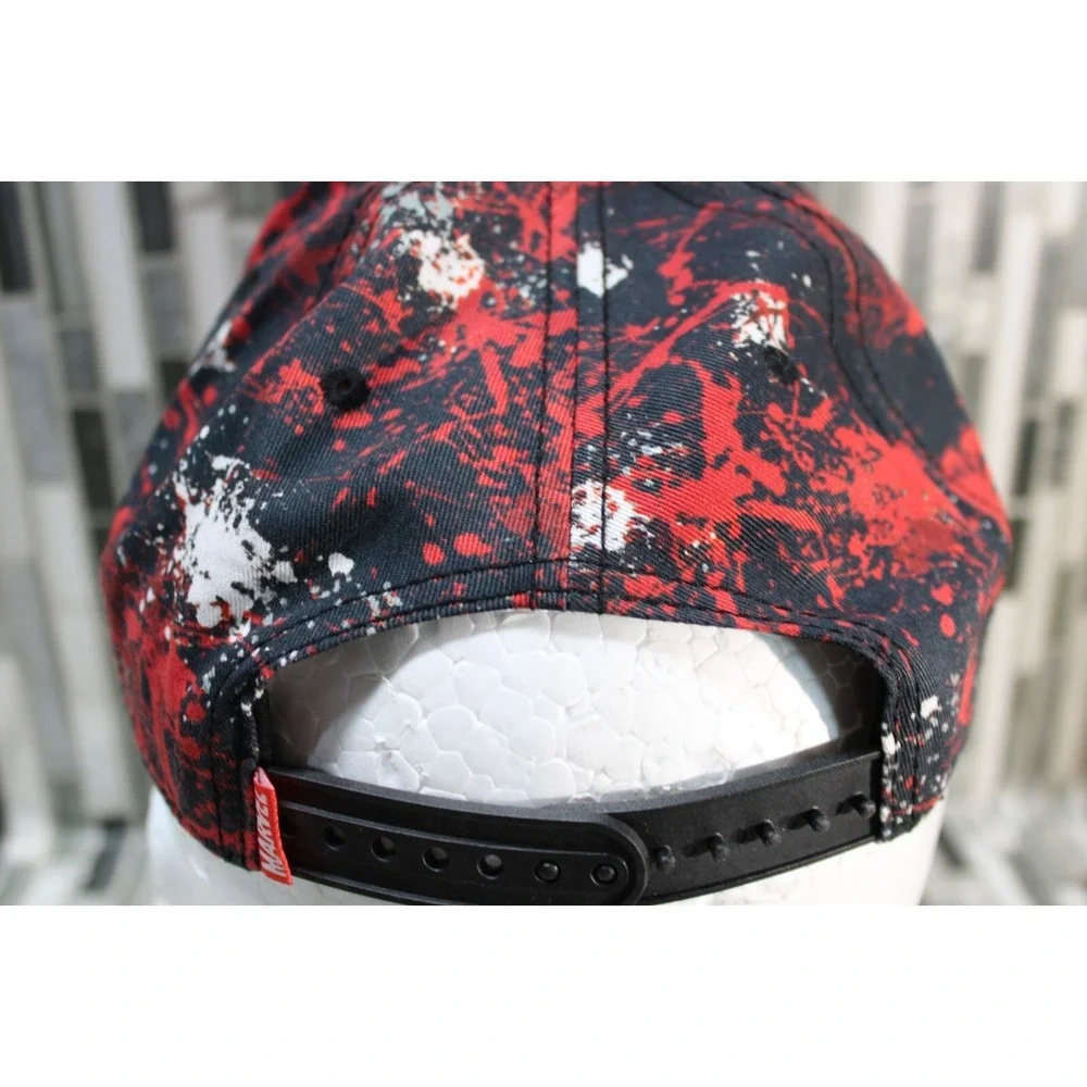Marvel Deadpool Hat Adjustable Snapback‎ Black Red