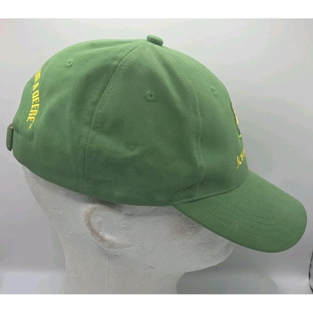 Genuine John Deere Hat Cap Strapback Green Nothing Runs Like A Deer Tractor Farm