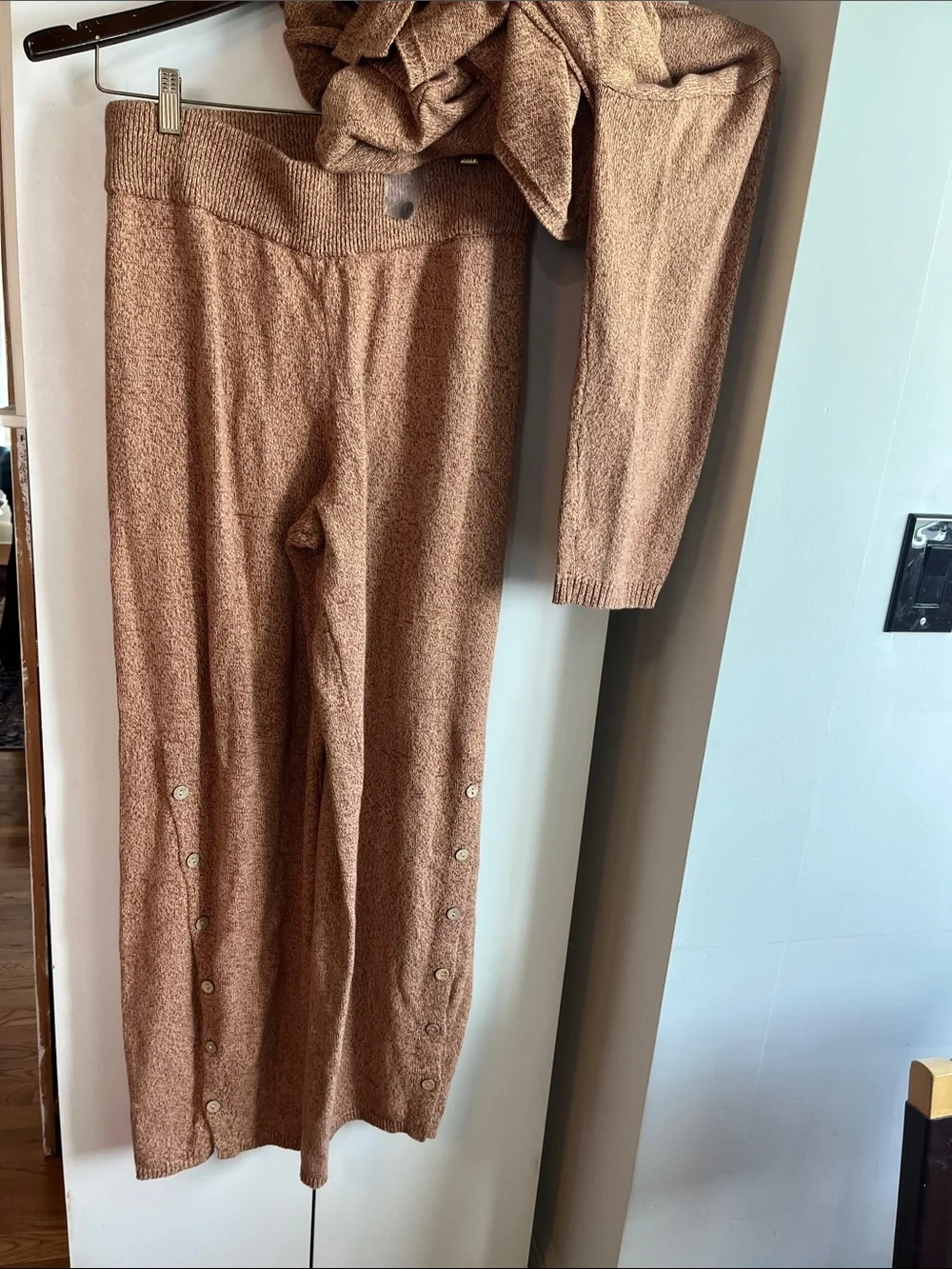 Free People Button Up Sweater Set Size Medium