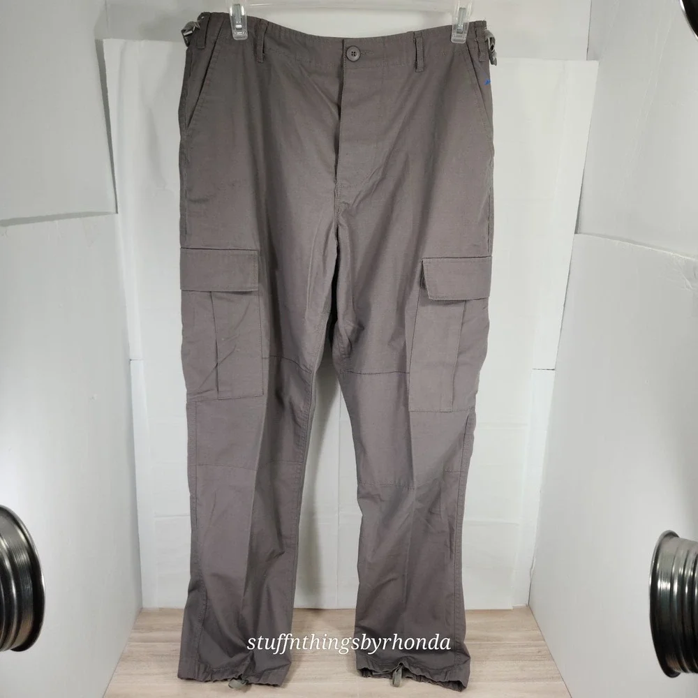 First Class Cargo Pants Adult Mens Size Medium Regular Ripstop Drawstring Bottom