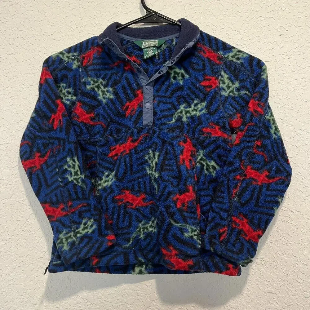Vintage 90’s Kids‎ L.L. Bean Fleece Pullover Size Medium (5-6)