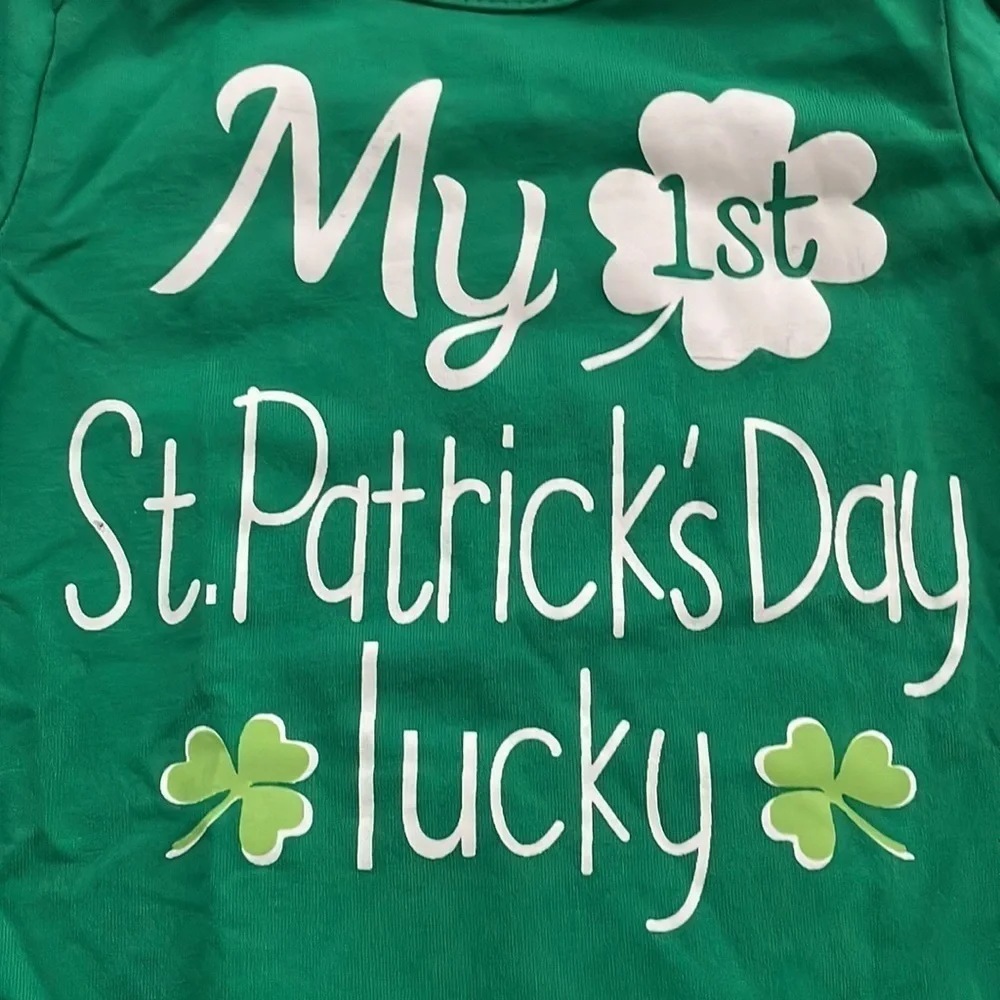 My First St. Patrick’s Day Green Onesie 3-6M
