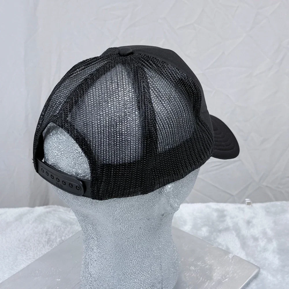 Vintage Otto Ohio State Mesh Trucker Hat‎ Mens Black Red Snapback Logo Cap Retro