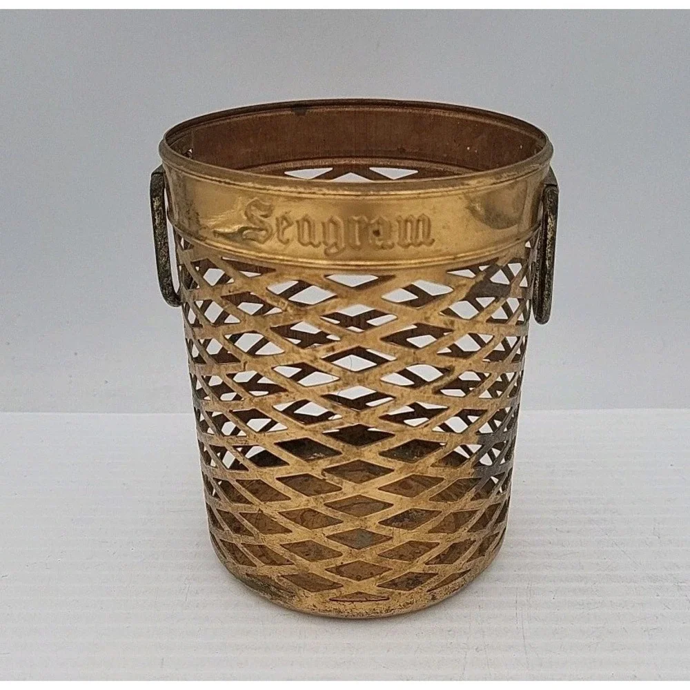 Vintage SEAGRAMS Cup Holders -- Scovill‎ U.S.A. SEAGRAM