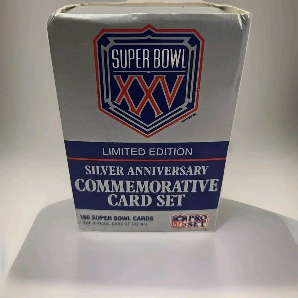 Pro Set 1990 NFL Football Box of 160 Super Bowl‎ Cards