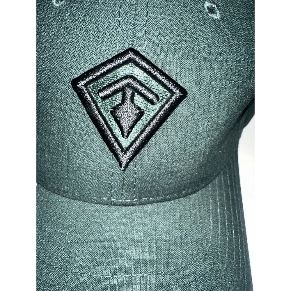 First Tactical Hat Adult Adjustable Strapback Dark Green Logo Baseball Cap