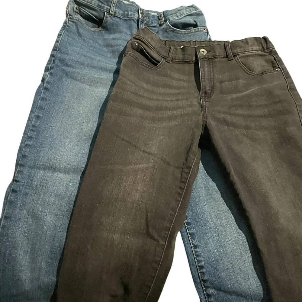 The Chidrens Place size 14 stretch extensible skinny exteroit like new