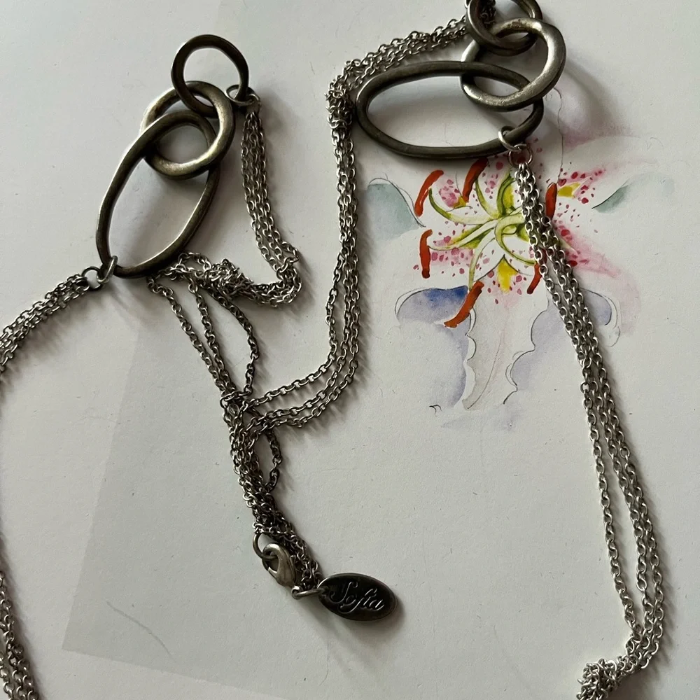 Sofia pewter tone