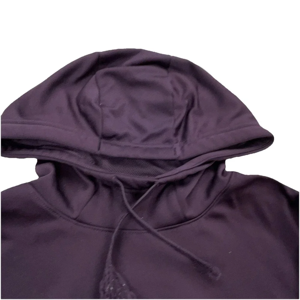 Nike Hoodie Women‎ Medium Purple Pink Sweatshirt Sweater Dri Fit Mint Spell Out