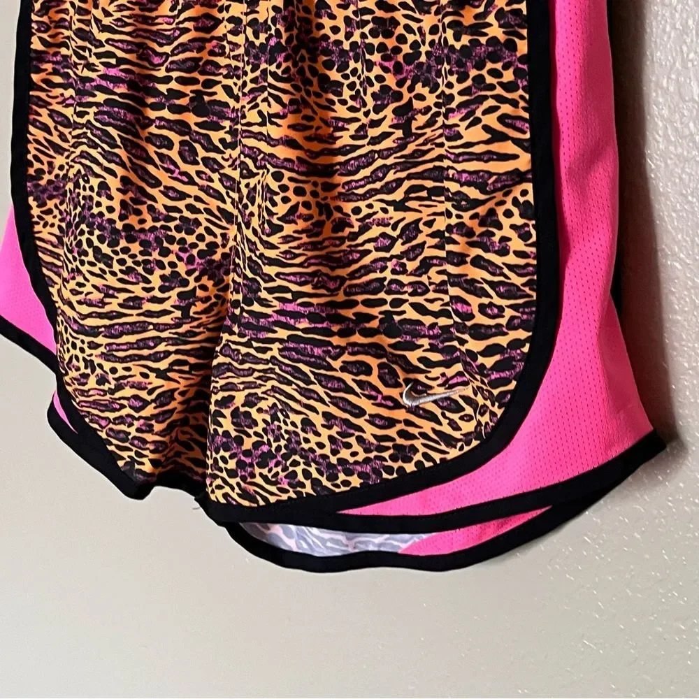 Nike DRI-FIT Venom Tempo Animal Print Multicolor Running Shorts 686018 Size XS