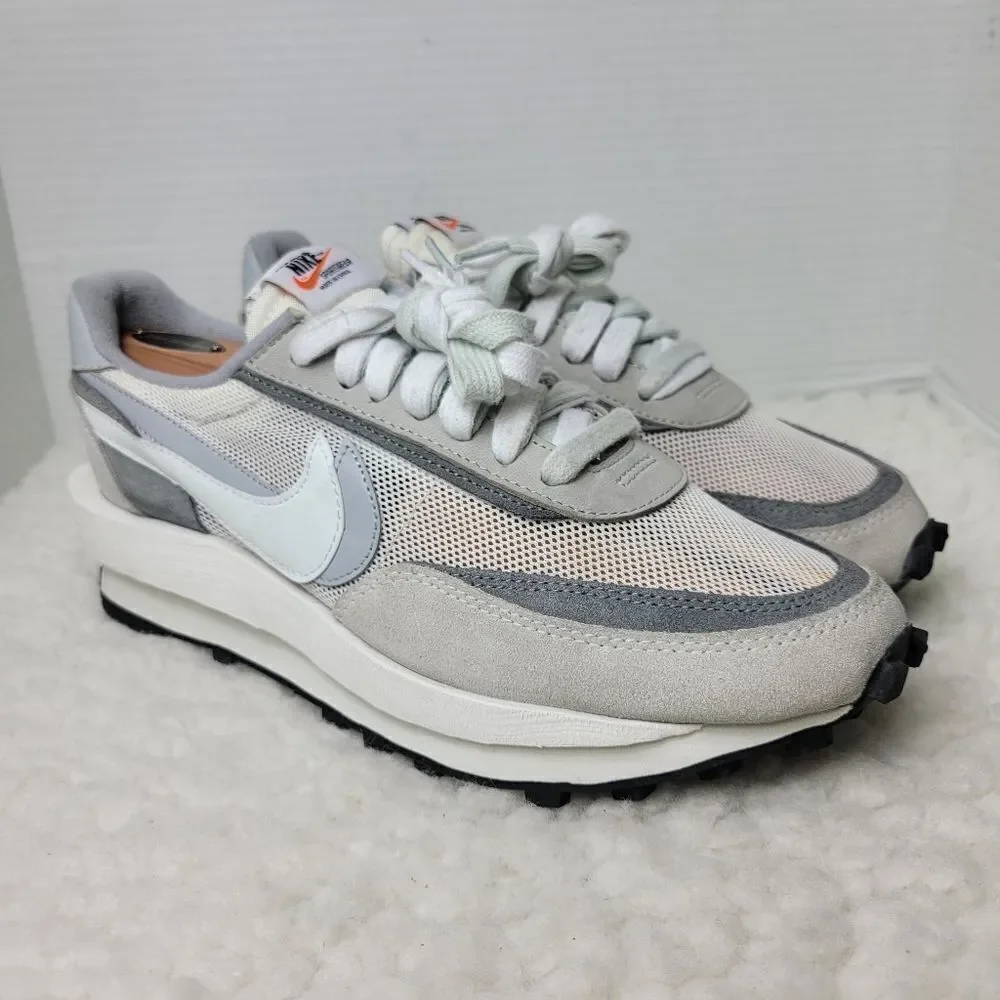 Nike Ld Waffle / Sacai Summit Men's Sneaker Size 8.5 Off-White Wolf Grey Rare