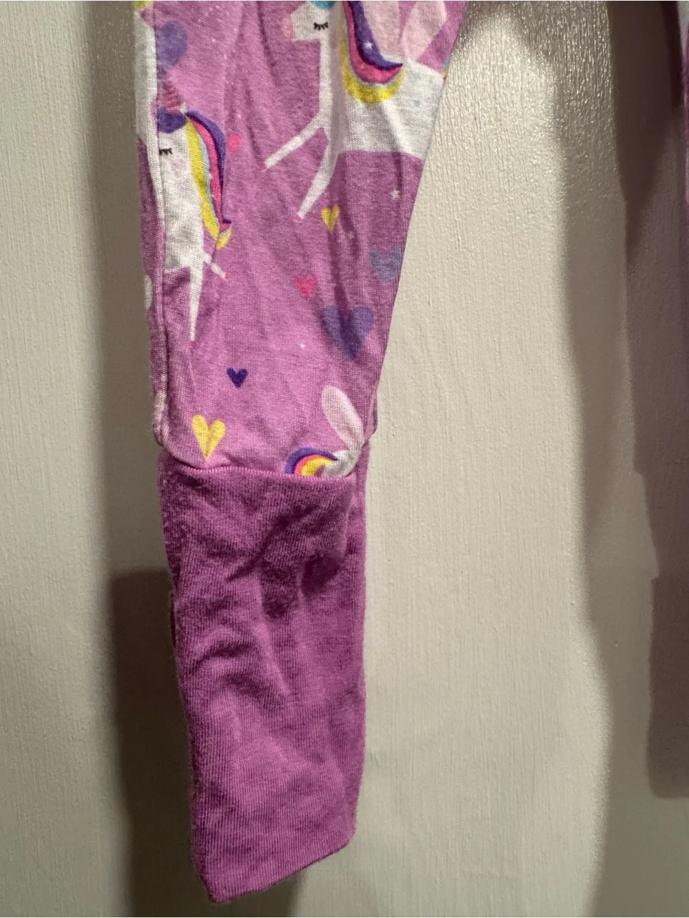 Little Sleepies Siennas Unicorns 3-6M Purple Bamboo Viscose Sleeper Pajamas Cozy