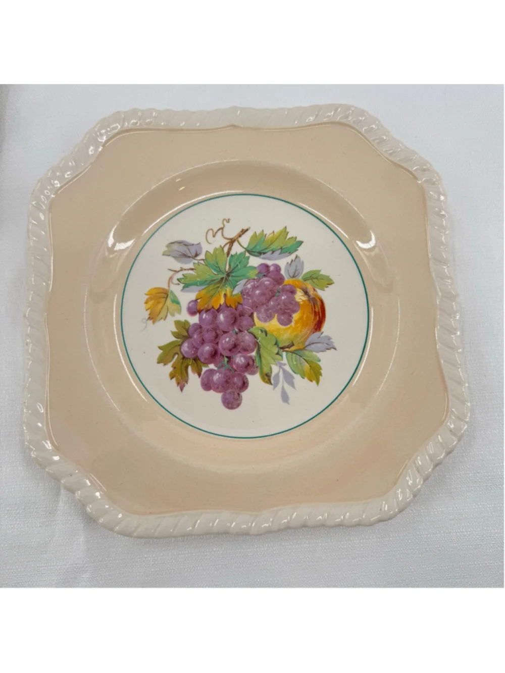 Set of 4 Vintage Johnson Bros California Plates Fruit 7.5 inch Made in England