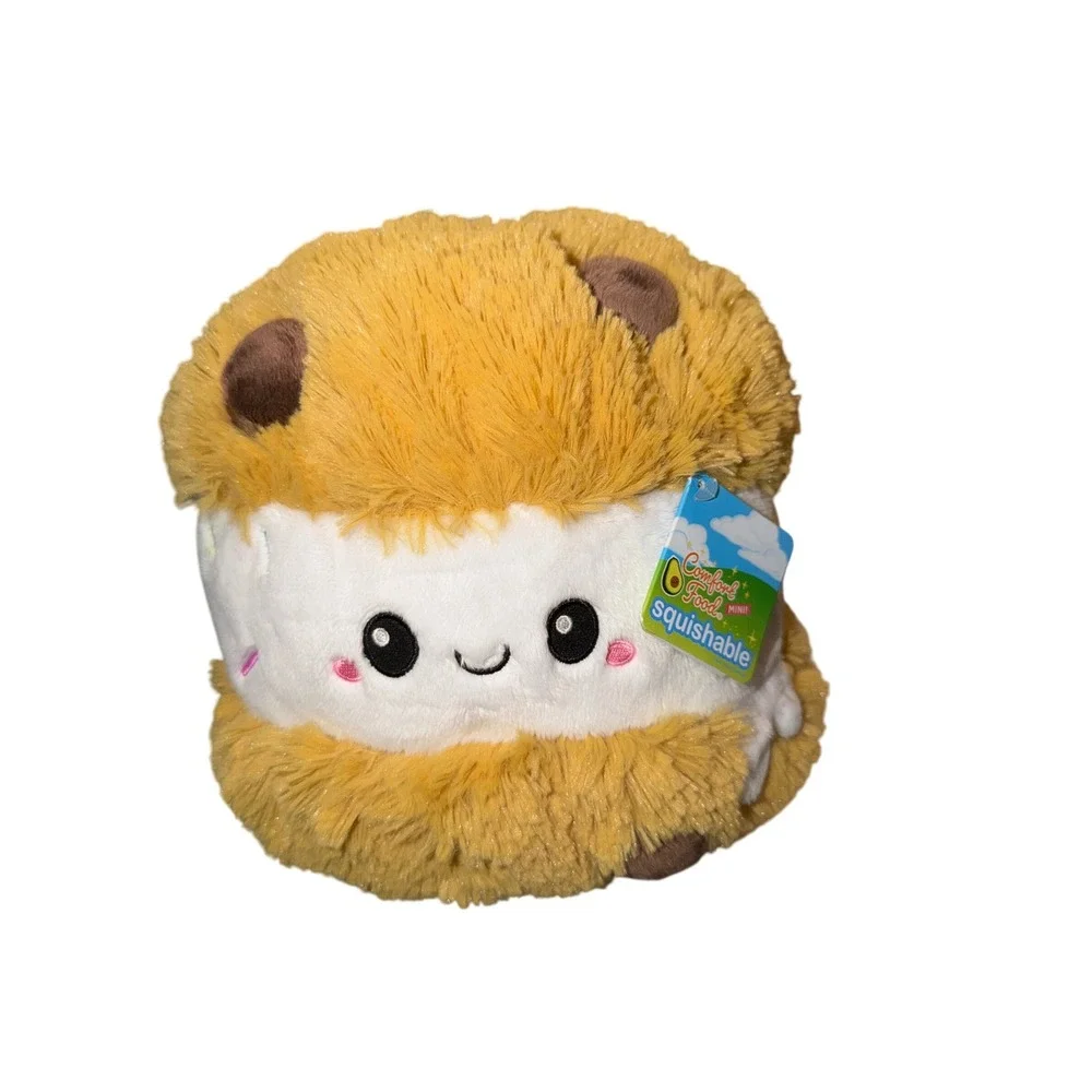 Squishables Mini Comfort Food Cookie‎ Ice Cream Sandwich Plush Toy New