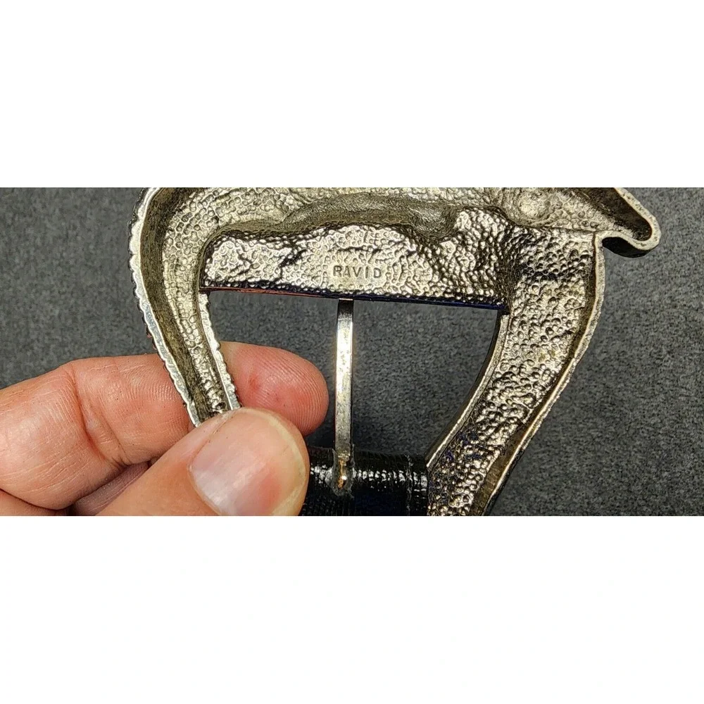 Vintage Ravid Artistic‎ Leather Crocodile Buckle and Foot Size 30 RARE!!