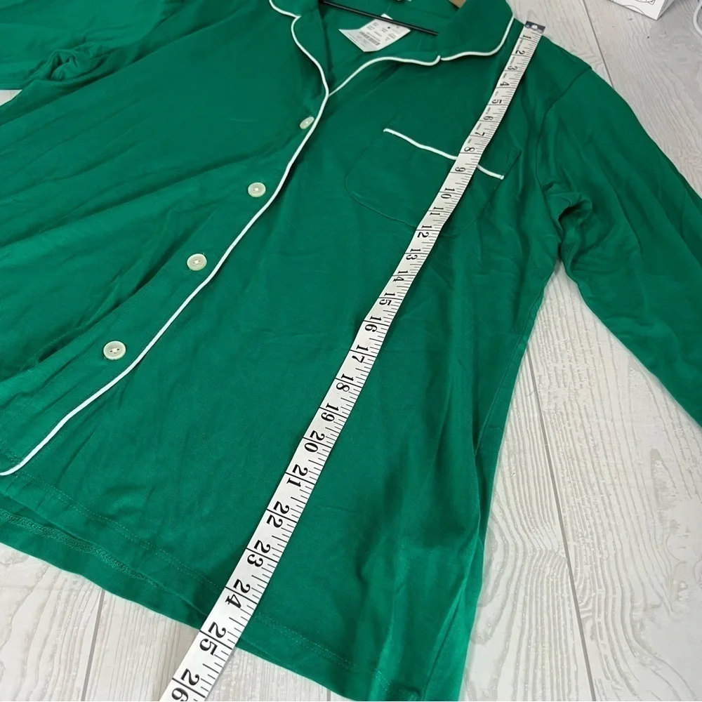 J. Crew Knit Pajama Top Long Sleeve Button Up