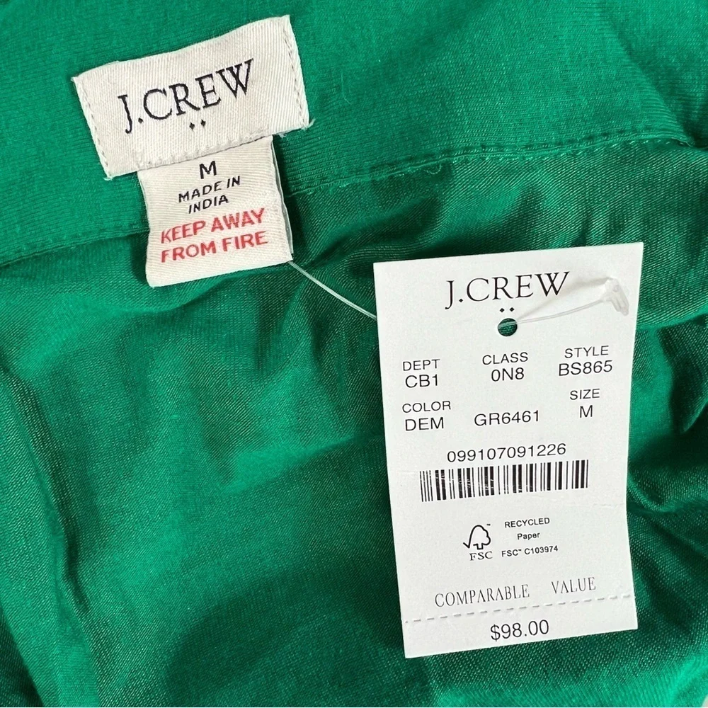 J. Crew Knit Pajama Top Long Sleeve Button Up