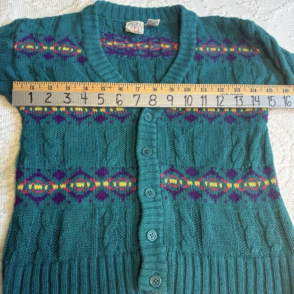 Blue & Cream sweater excellent