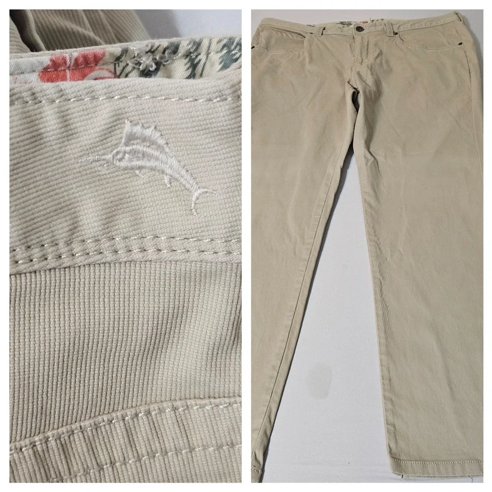 Tommy Bahamas men's chino pants sz 38x31 EUC  Stretch‎