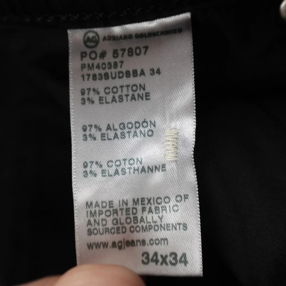 Ag Adriano Goldschmied stretch italy straight
