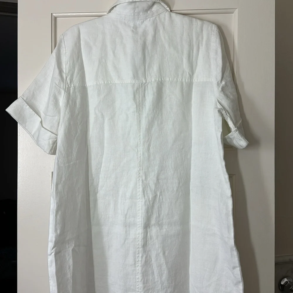 J.Crew Gamine shirtdress in linen BY826