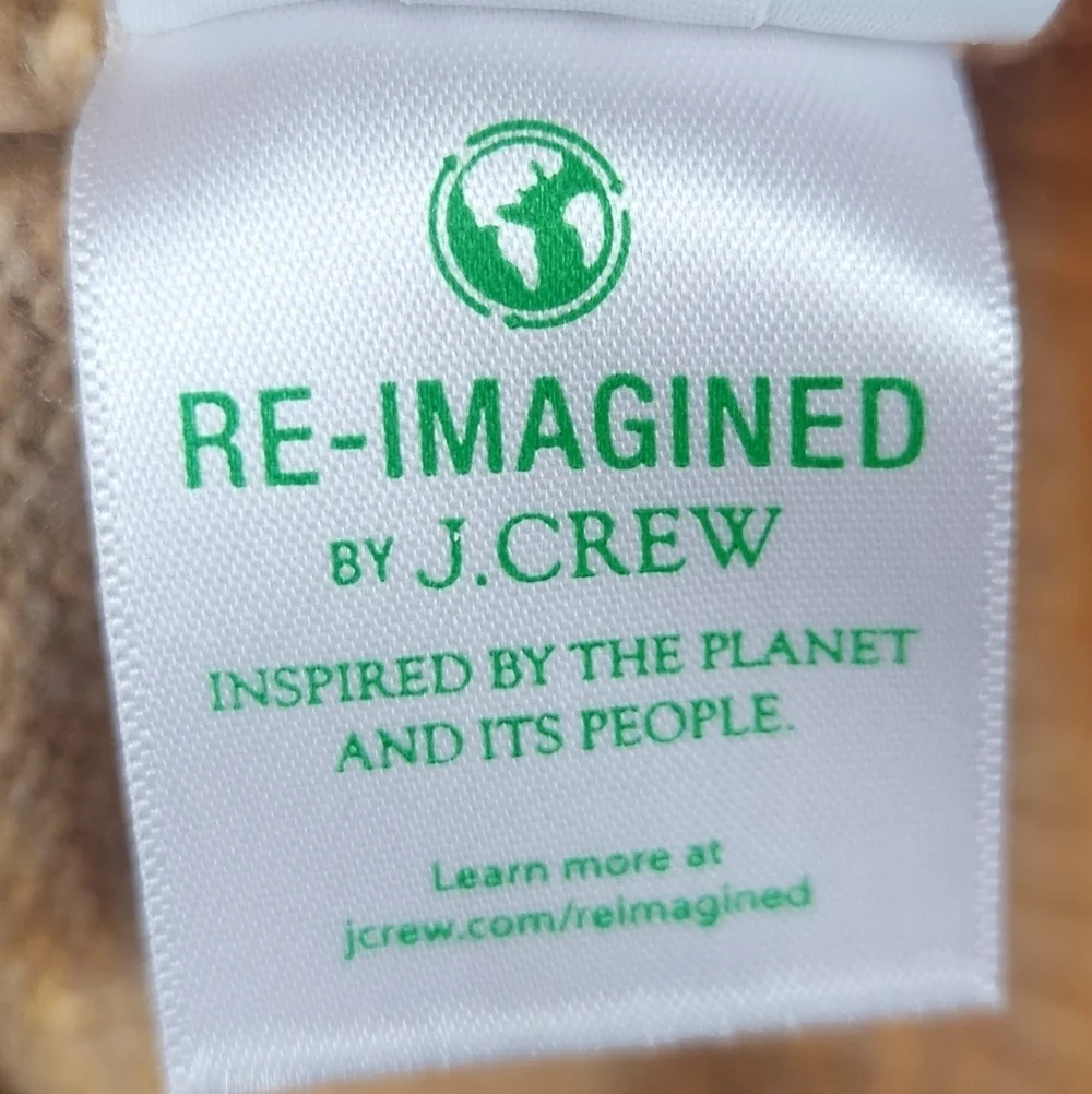 J.Crew Preppy Italian Space-Dyed Wool Blend Half-Zip Funnel Neck Sweater Small