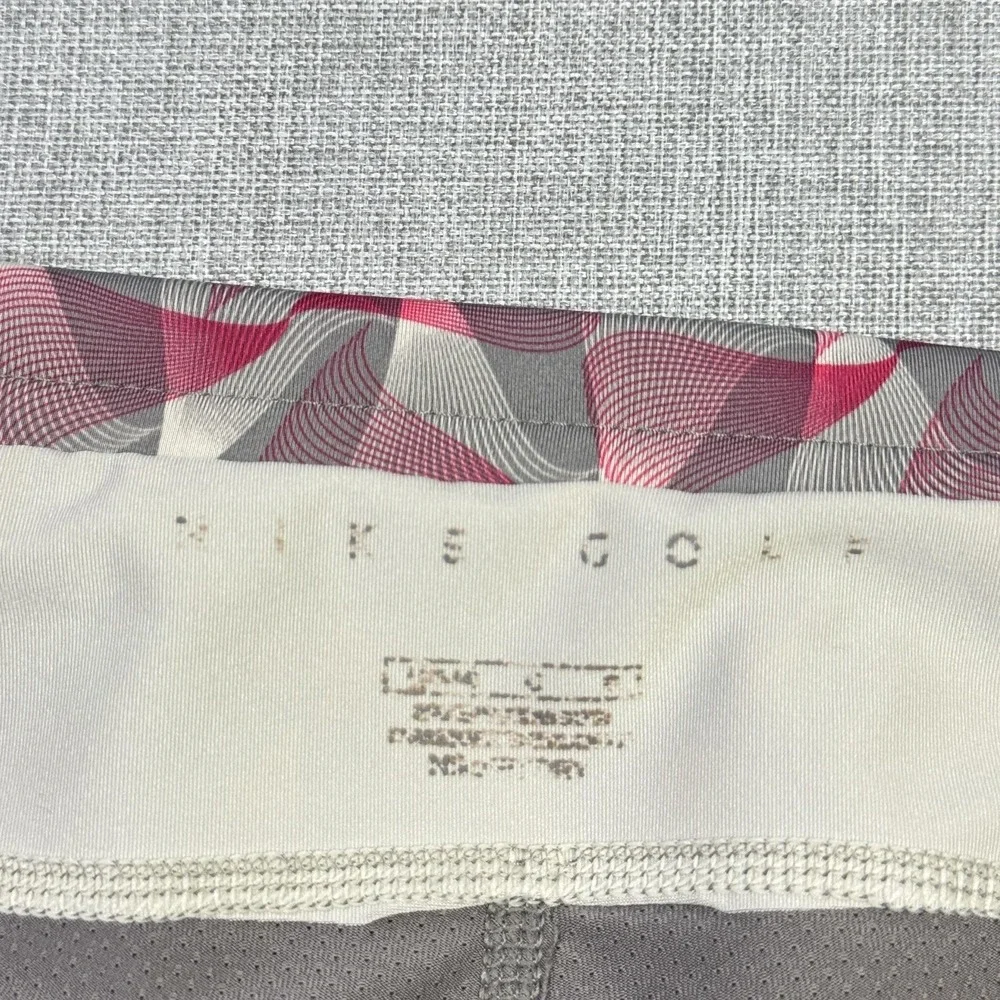 Nike Golf Geometric Skort Skirt Womens Large Multicolor Short Lined Stretch
