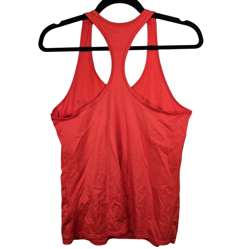 Nike Dri Fit‎ Athletic Cut Red Tank Top Women's Size Medium Running Workout
