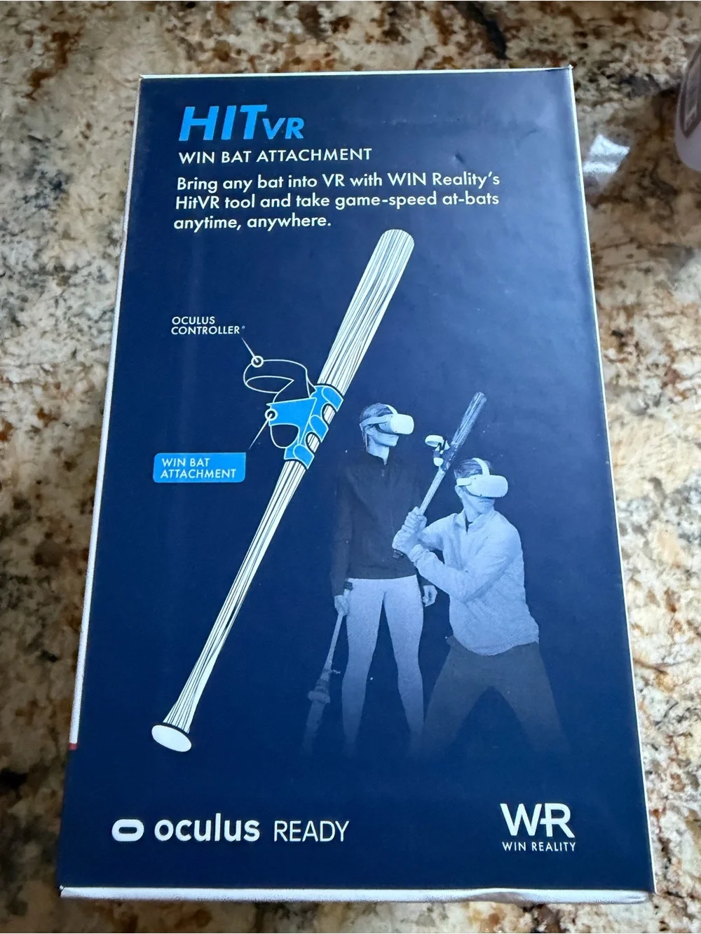 HIT VR Bat Attachment for Oculus - Blue