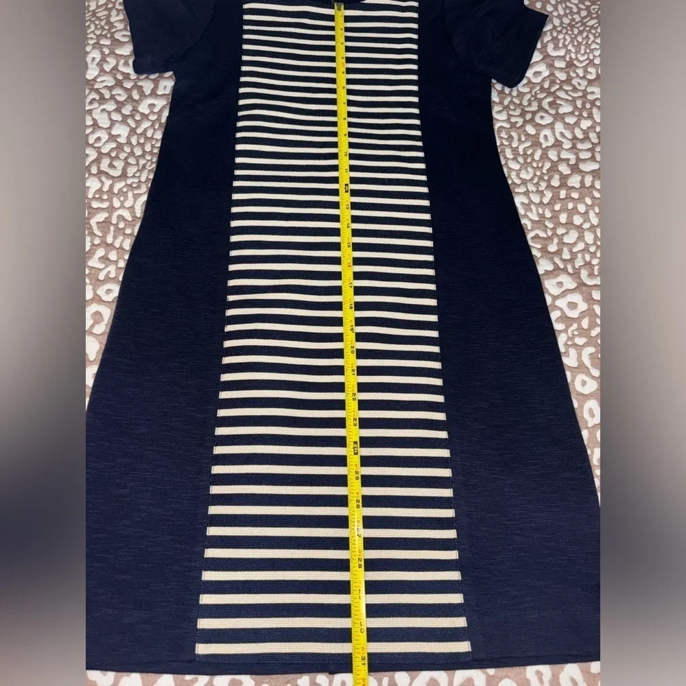 J. Crew striped front dress